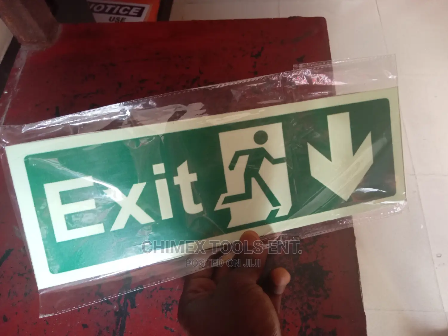 Safety Sign Working Exit