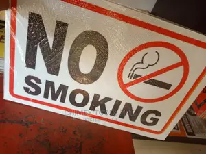 Working Sign Original No Smoking Working