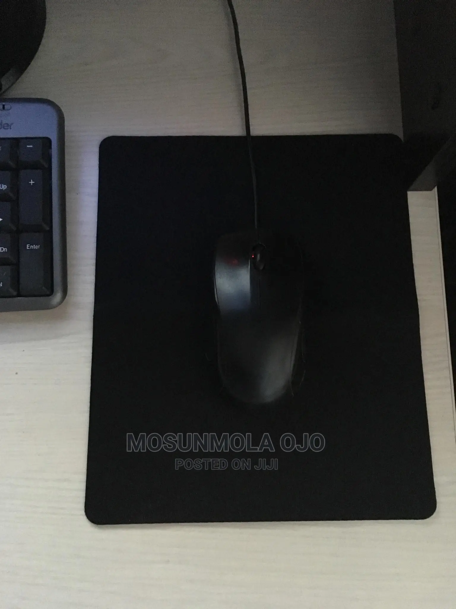 Antislip Black Mouse Pad 24*20inches