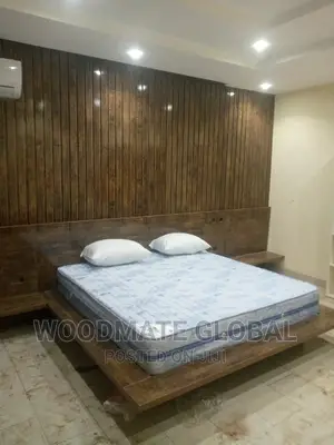 Strips Wall Panels Bed Design