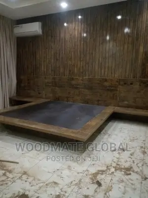 Strips Wall Panels Bed Design