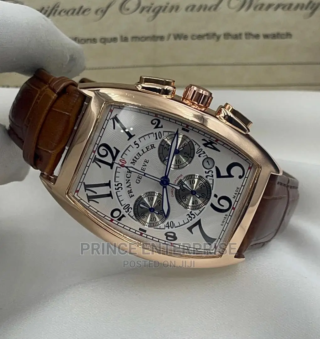 Chronograph Leather Watch