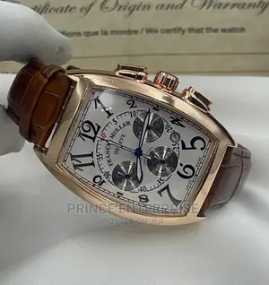 Chronograph Leather Watch