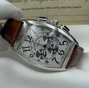 Chronograph Leather Watch