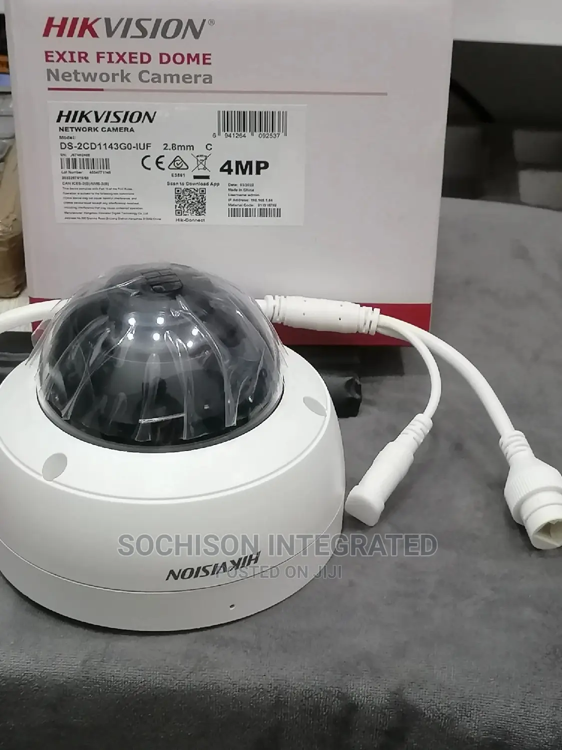 Ds-2cd1143g0- 4MP Network Dome Camera(Ip) Wit