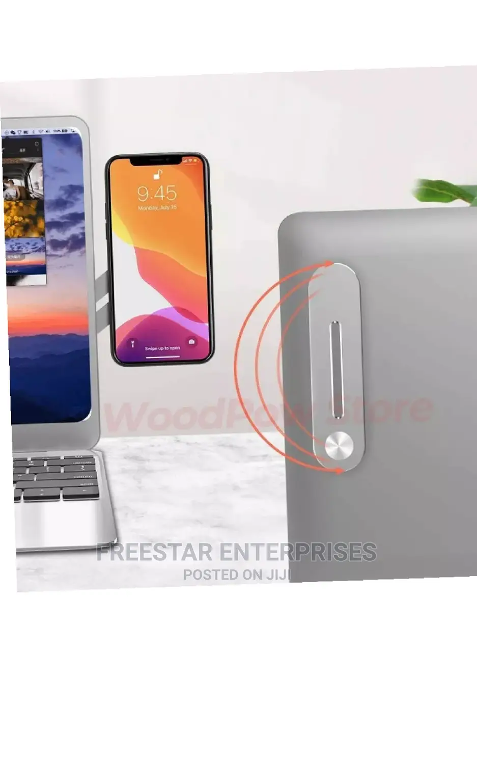 Laptop Phone Holder, Laptop Phone Bracket.