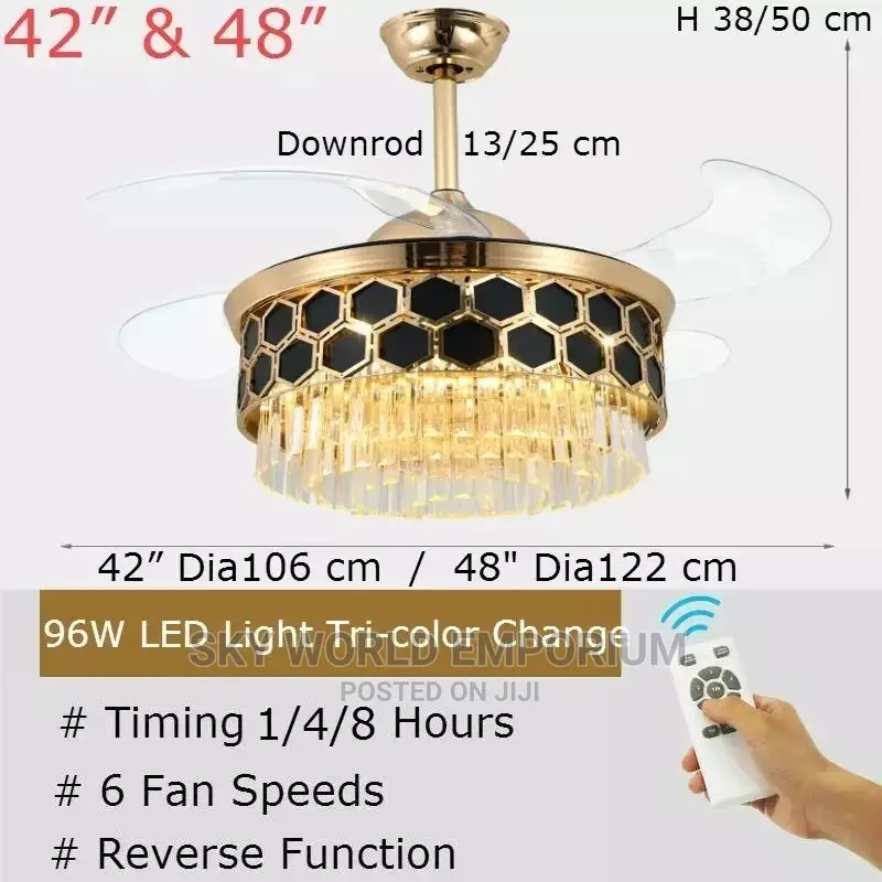 Fan Light Chandelier