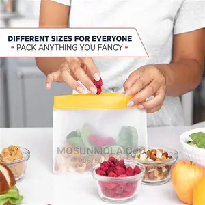 4litres Reusable Silicone Storage Freezer Ziploc