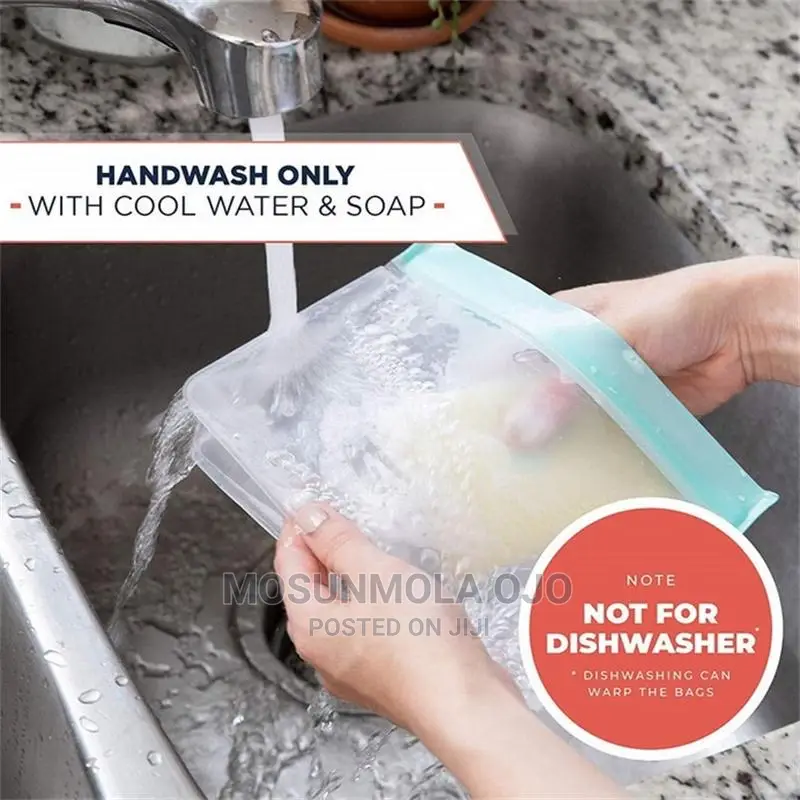 4litres Reusable Silicone Storage Freezer Ziploc