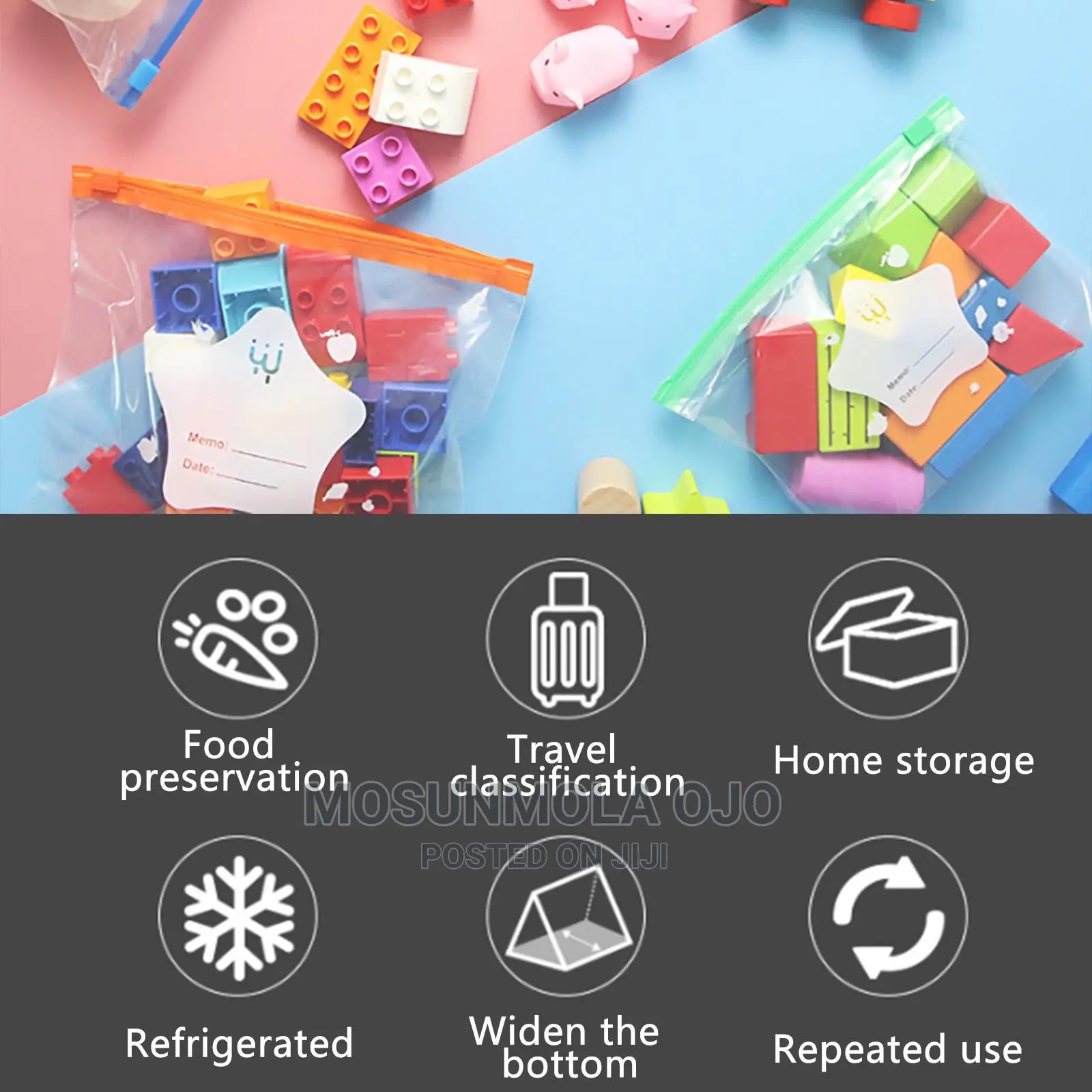 4litres Reusable Silicone Storage Freezer Ziploc