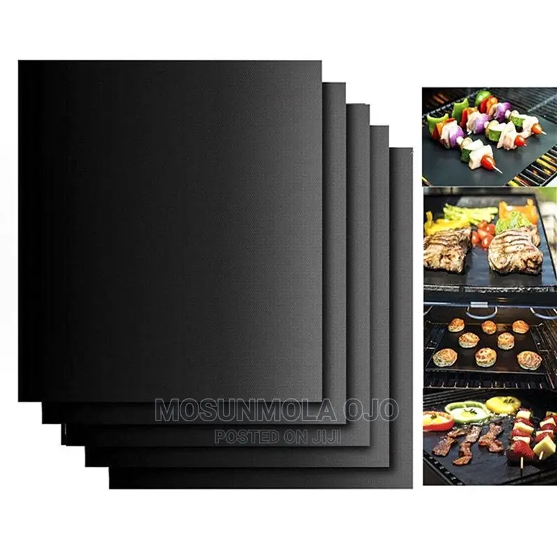 Non-Stick BBQ Reusable Grill Mat 33x40cm (5 in a Pack)