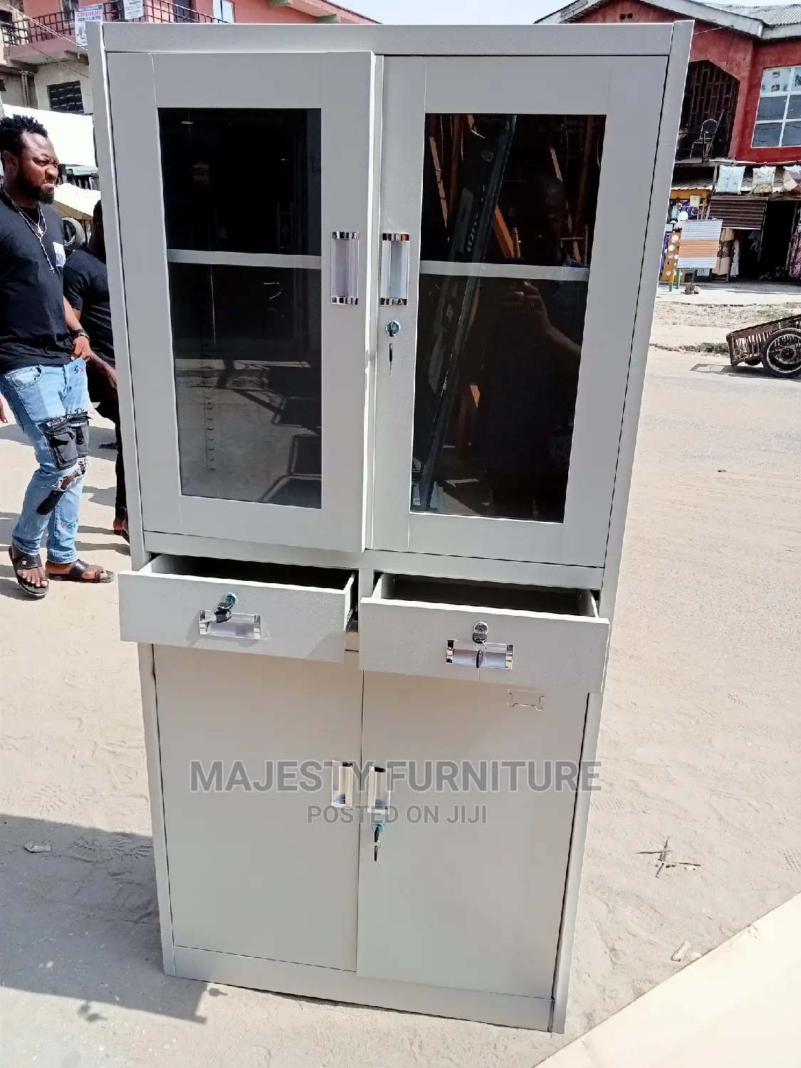 Glass Metal Cabinet