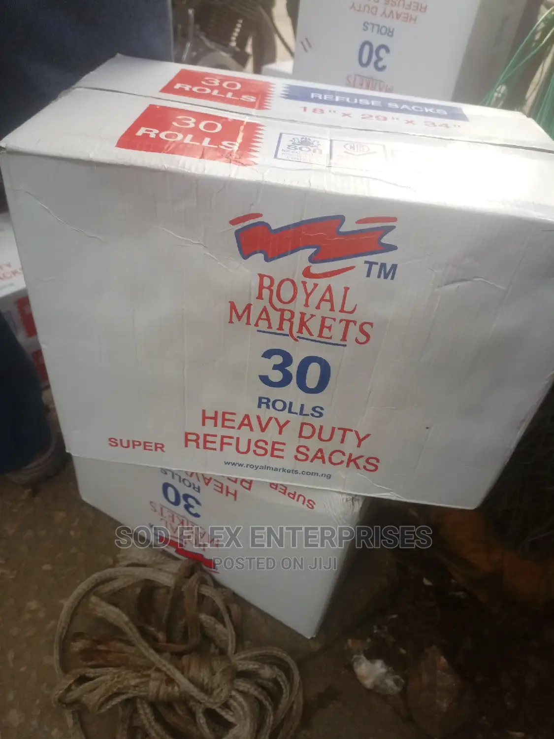 Waste Bin Nylon, Heavy Duty Refuse Sack