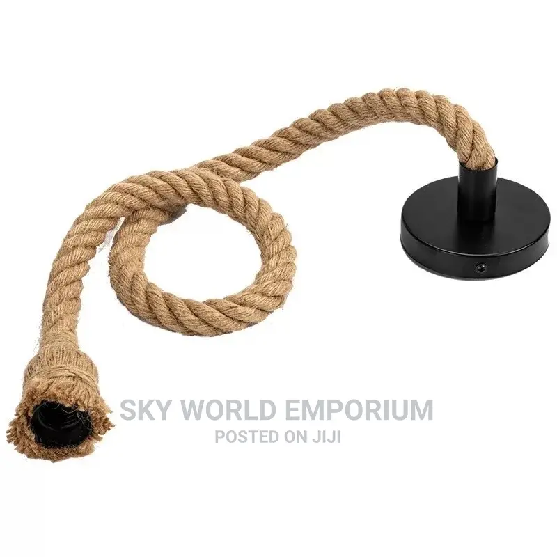 Vintage Hemp Rope Pendant