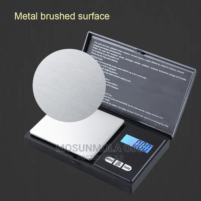 LCD Kitchen Scale-1000g-0.1g - Silver