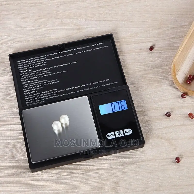 LCD Kitchen Scale-1000g-0.1g - Silver
