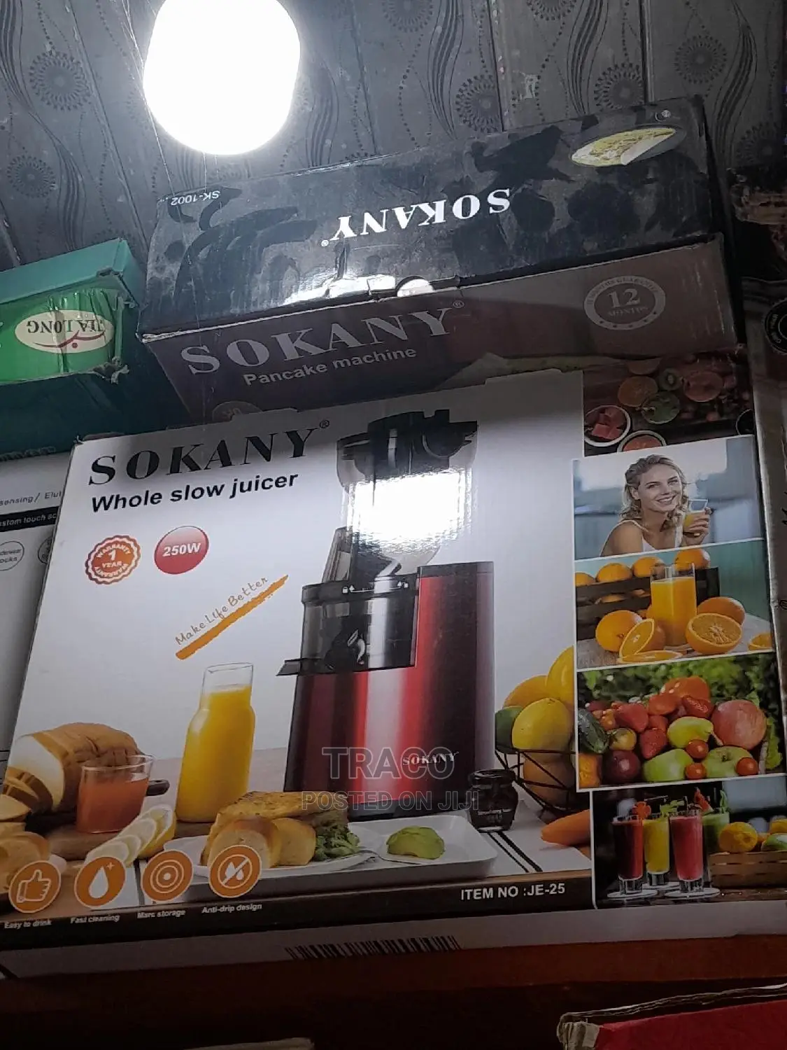 Sokany Slow Whole Juicer - 250watts