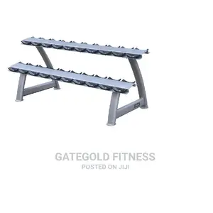495-10dbr Rubber Saddle Dumbbell Rack [10pair]