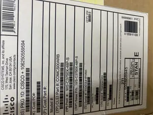 Cisco 3750x-48ps Gigabits and POE Switch