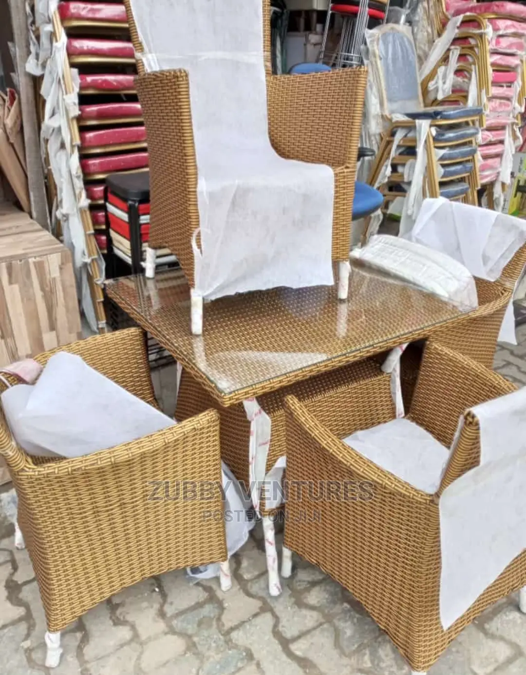 Brand New Quality and Imported Net Chairs With Centre Table