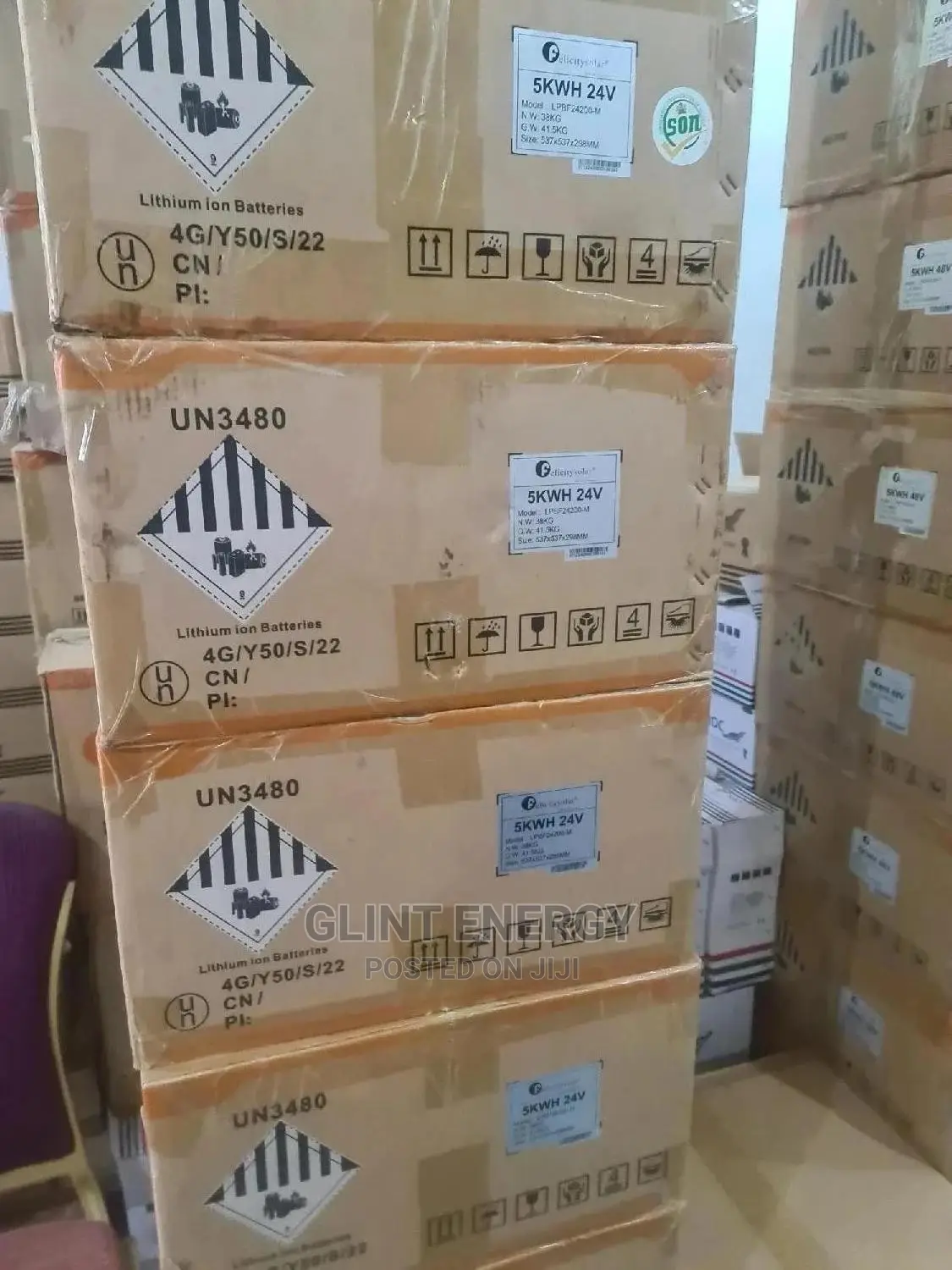 5KWH 24V Lithium Iron Battery LPBF24200-M