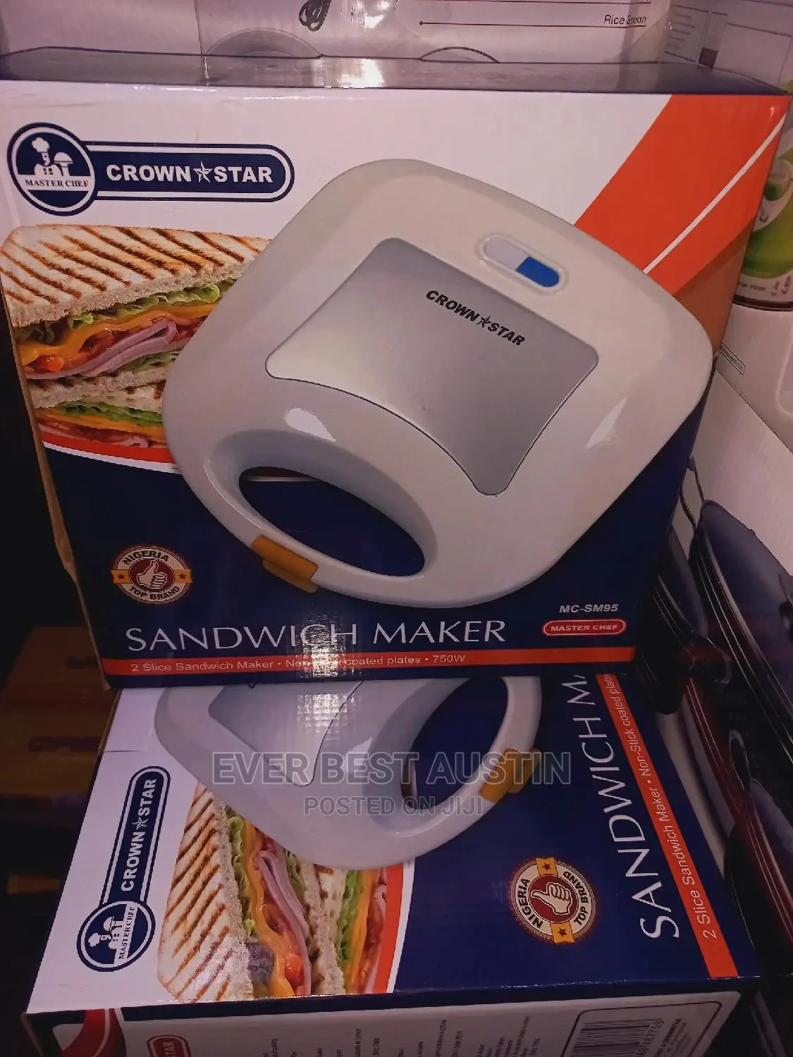 Crown Star Toaster 2slice