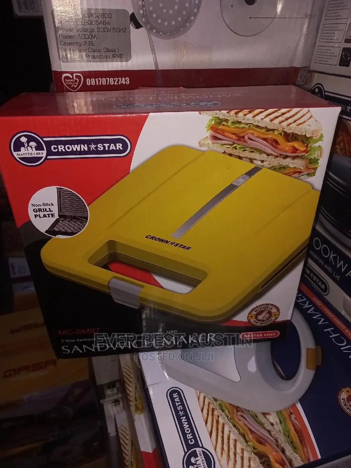 Crown Star Toaster 2slice