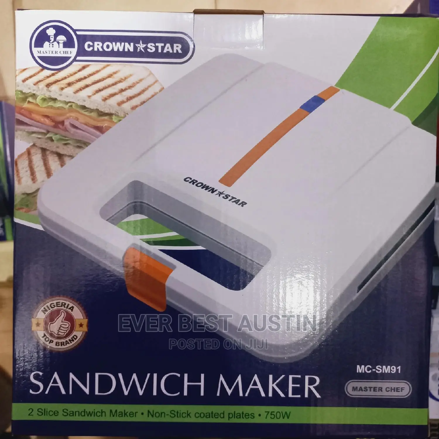 Crown Star Toaster 2slice