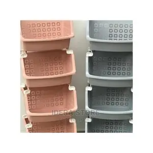 4 Tier / Steps Kitchen /Bathroom /Bedroom Corner Trolley