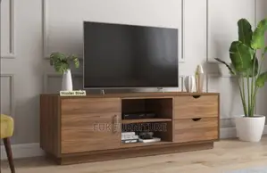 Unique Tv Stand With Carved Openings