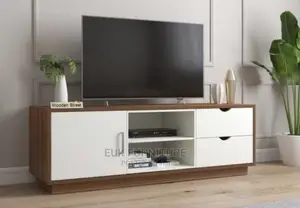 Unique Tv Stand With Carved Openings