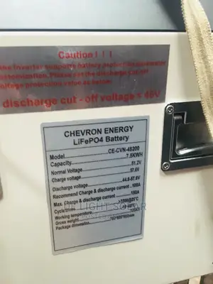 7.5kwh Chevron Energy Lifepo4 Battery