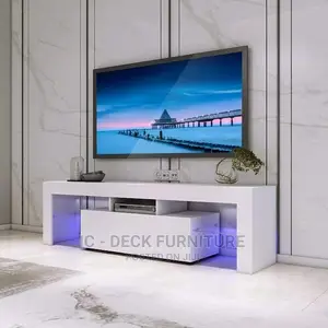 Tvs4 Classic 6ft TV Stand W/ Multiple Lightings