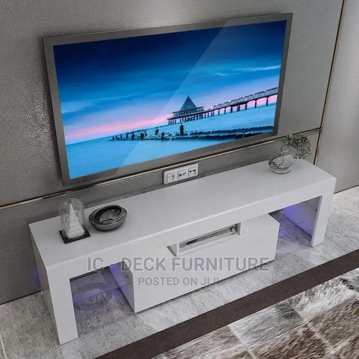 Tvs4 Classic 6ft TV Stand W/ Multiple Lightings