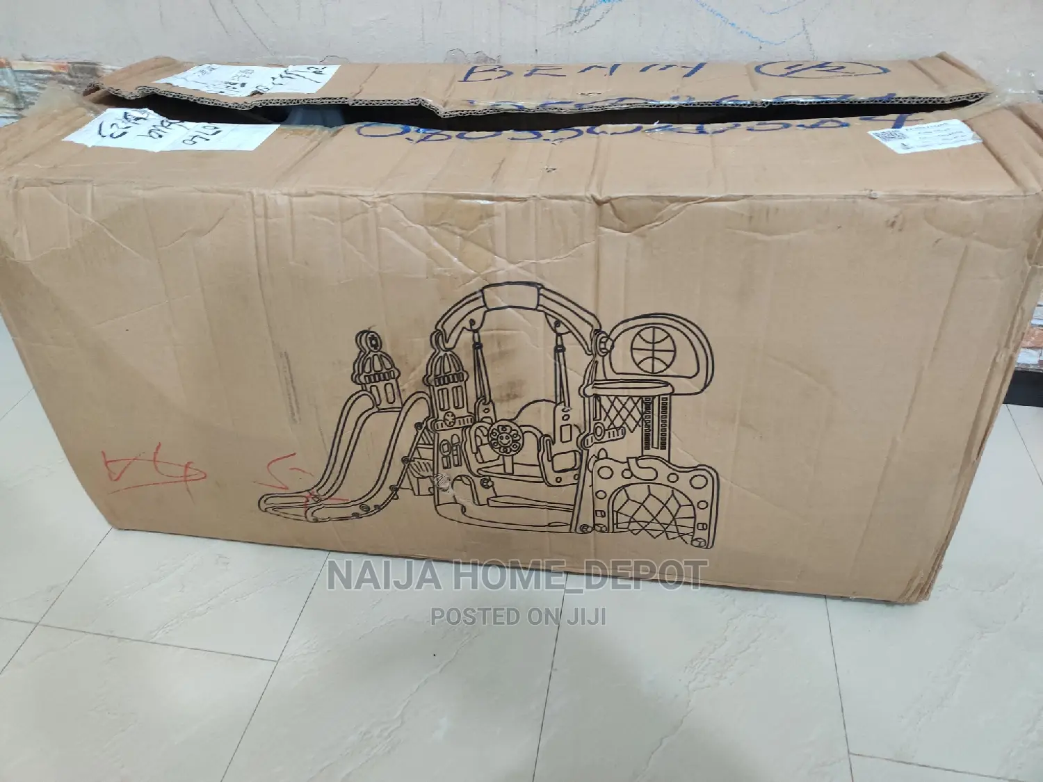 Childrens Slide Swing Etc Play Set