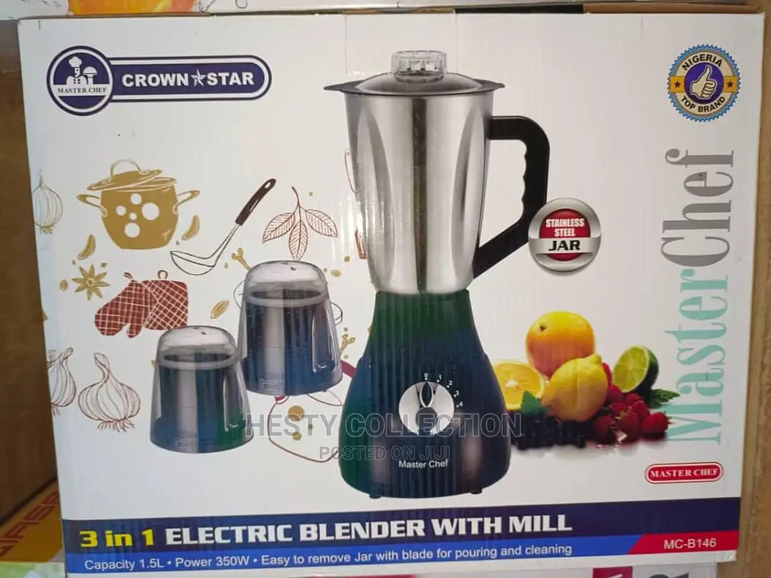 4 in 1 Masterchef High Quality Blender Mill Grinder