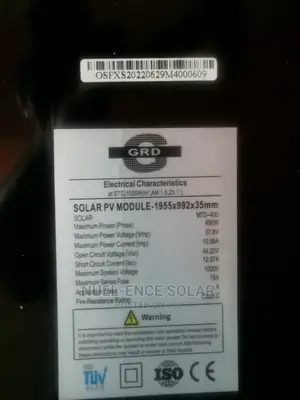 400w GRD Solar Monocrystalline Panels