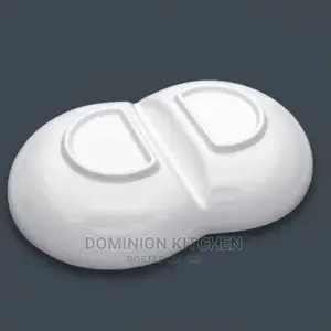 2 Compartment Unbreakable Ceramic Plate