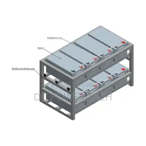 8 Units of Batteries Active Tubular Battery Rack