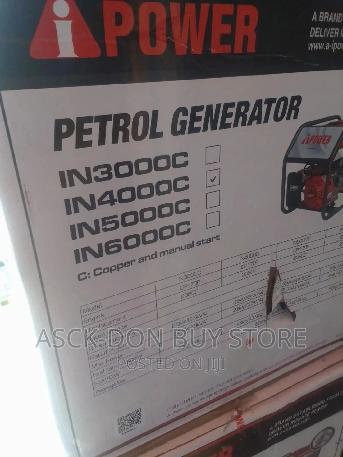 Ipower 3.0kva 100% Pure Copper Wire