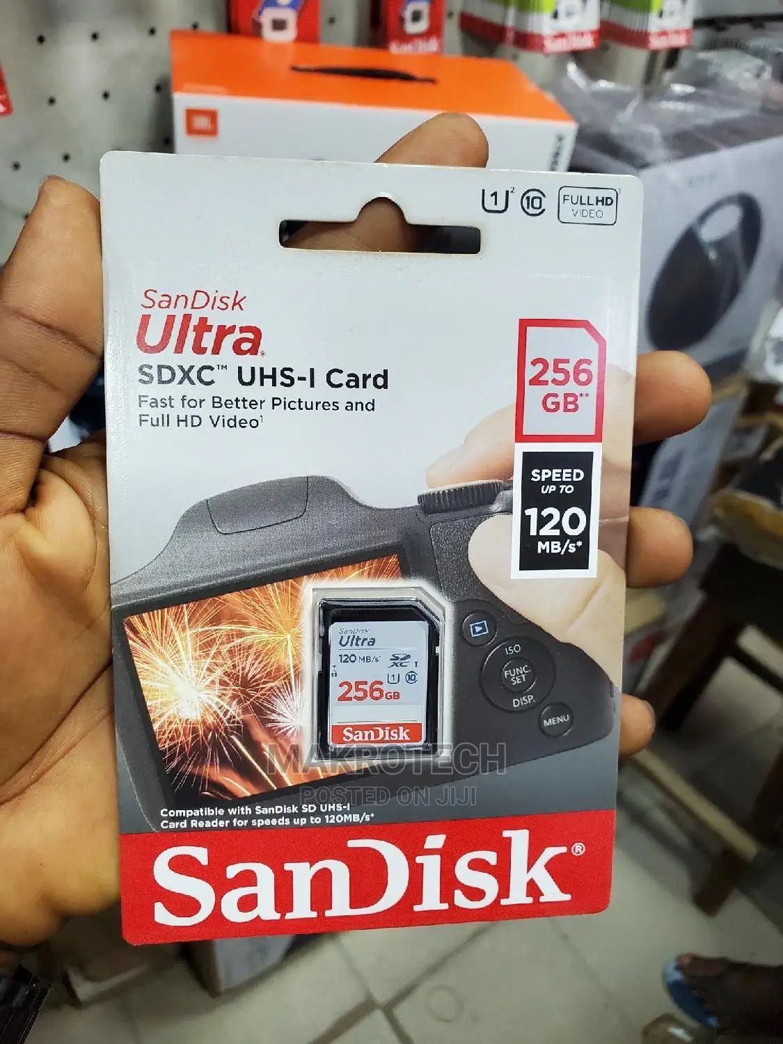 Sandisk 256gb Ultra Sd Card 120mbps