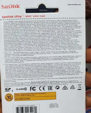 Sandisk 256gb Ultra Sd Card 120mbps