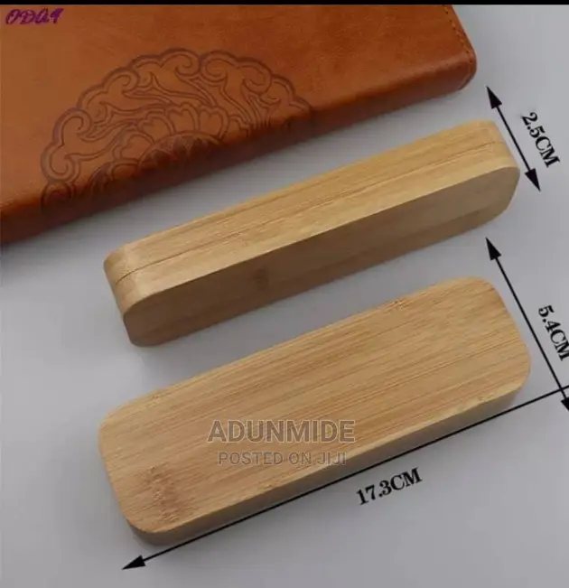 Wooden Bamboo Pen With Case