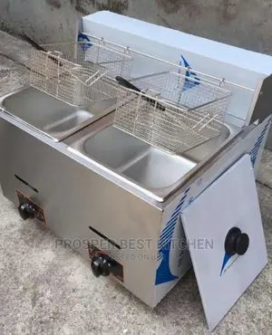 Photo - Table Top 2 Tank 2 Bascket 20 Liters Gas Fryer