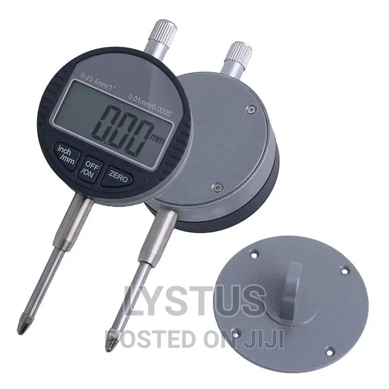 0.01mm/0.0005" Range 0-25.4mm/1" Digital Dial Indicator