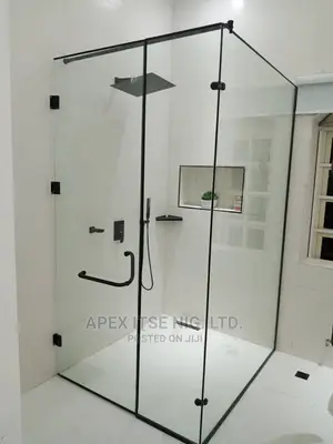 Black Fittings Shower Cubicle