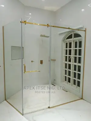 Gold Fittings Shower Cubicle