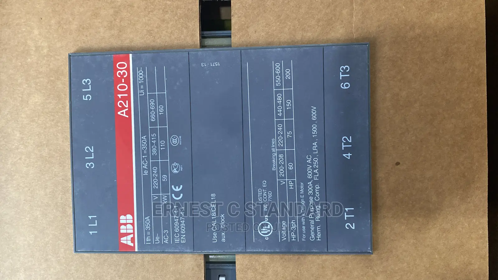 Abb Contactor 375A