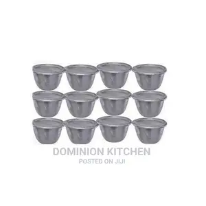 Tower Moi Moi Plate Container Cups With Cover- 12pcs