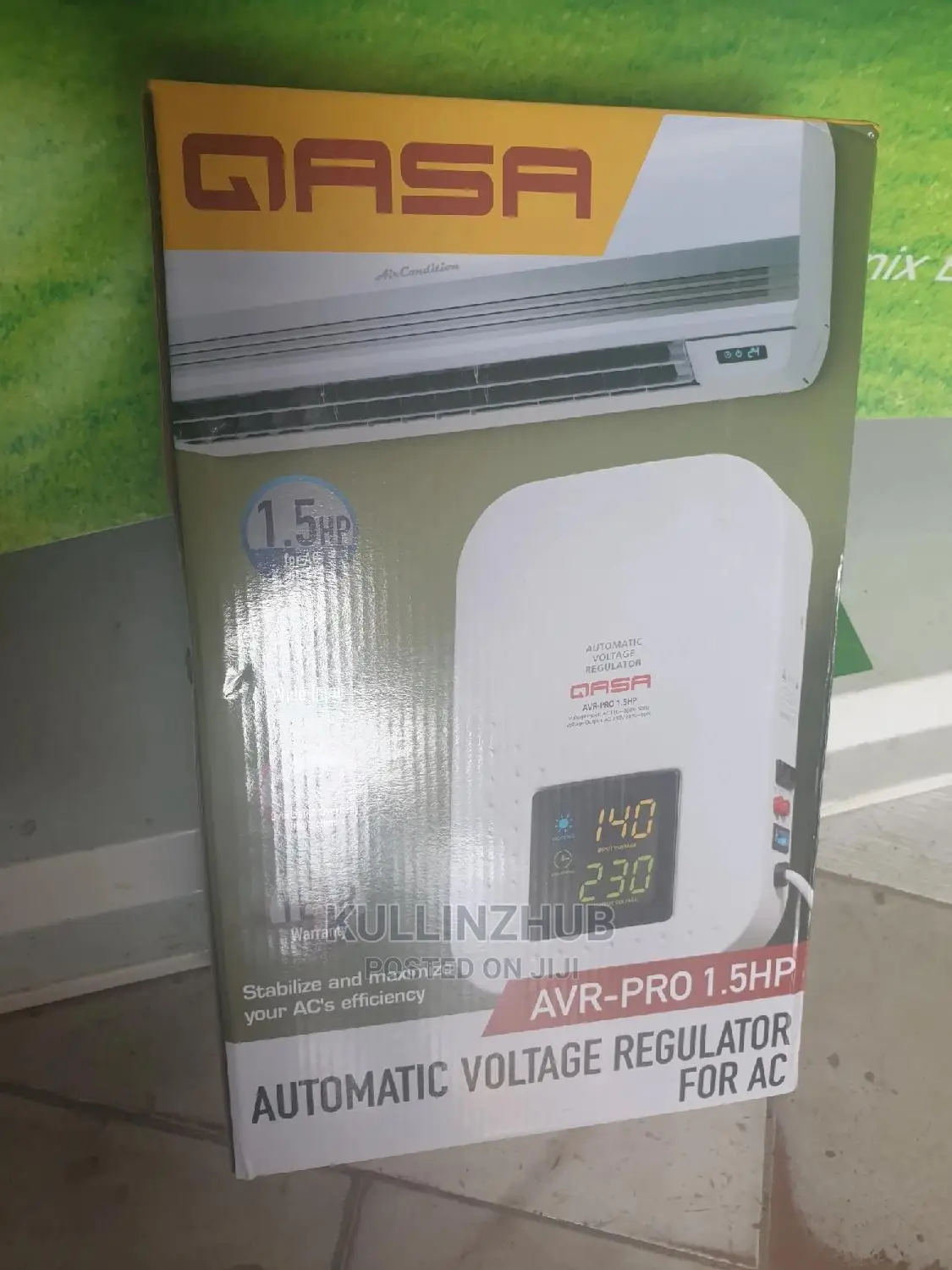 Qasa 1.5hp Automatic Voltage Regulator Wall Mount Stabilise